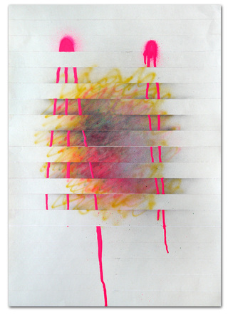 Ohne Titel

58 x 42 cm

painted tape on paper